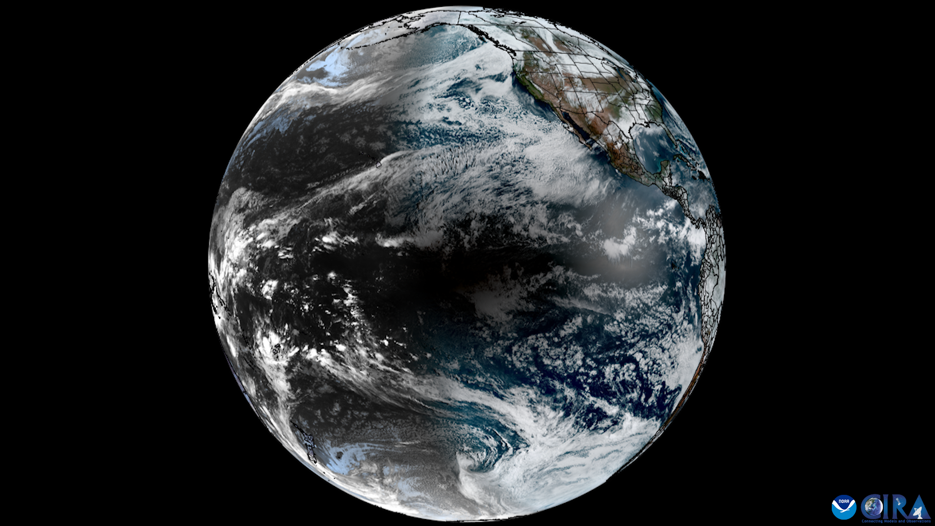 2024 Satellite Image of Eclipse